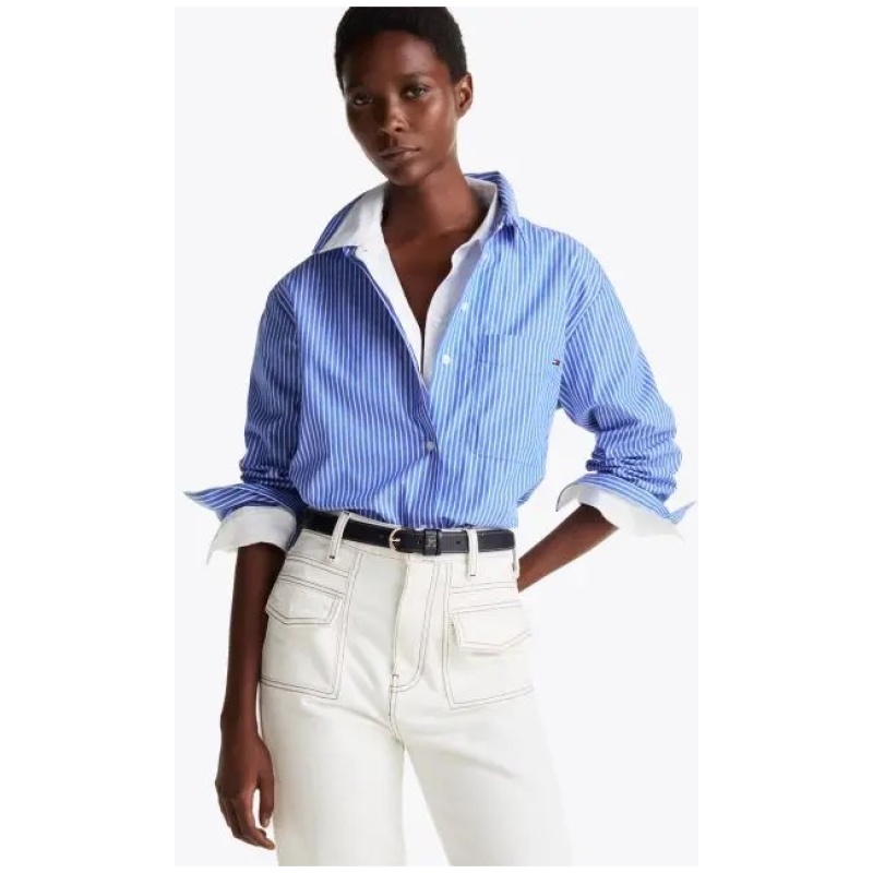 TOMMY HILFIGER Ess poplin easy fit shirt
